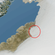 The location of the 19-mile-wide (31 kilometers) impact crater in northwestern Greenland.
